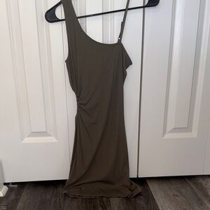 Olive Short Dress